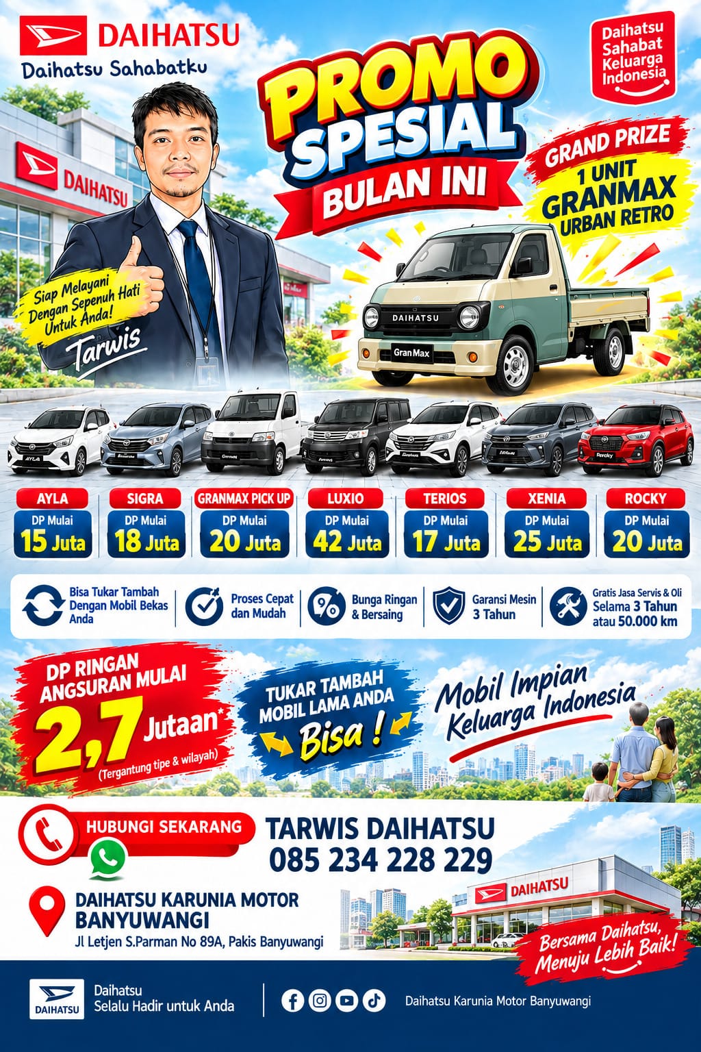 Showroom Family Center ramah anak dan keluarga