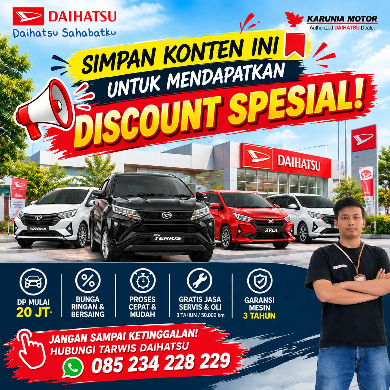 Koleksi lengkap mobil baru siap test drive