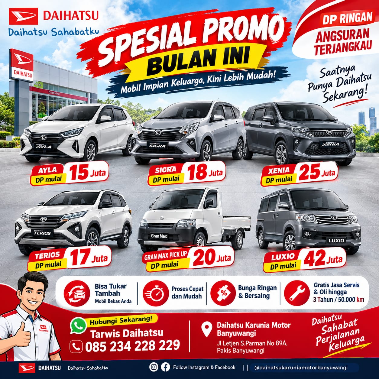 Konsultan Senior siap melayani keluarga Anda